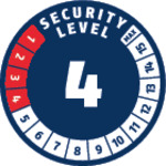 Niveau de sécurité 4/15 | ABUS GLOBAL PROTECTION STANDARD ® | Plus le niveau est haut, meilleur est la sécurité